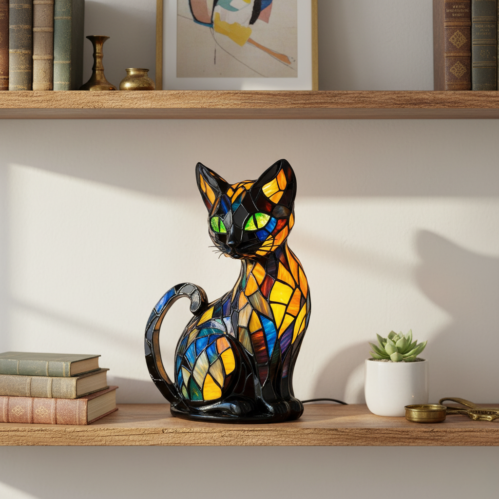 Storm - Elegant Cat Magic Lamp