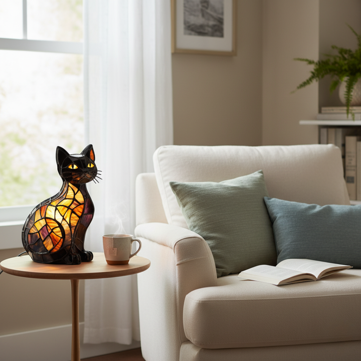 Tom - Elegant Cat Magic Lamp