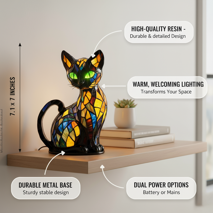 Storm - Elegant Cat Magic Lamp
