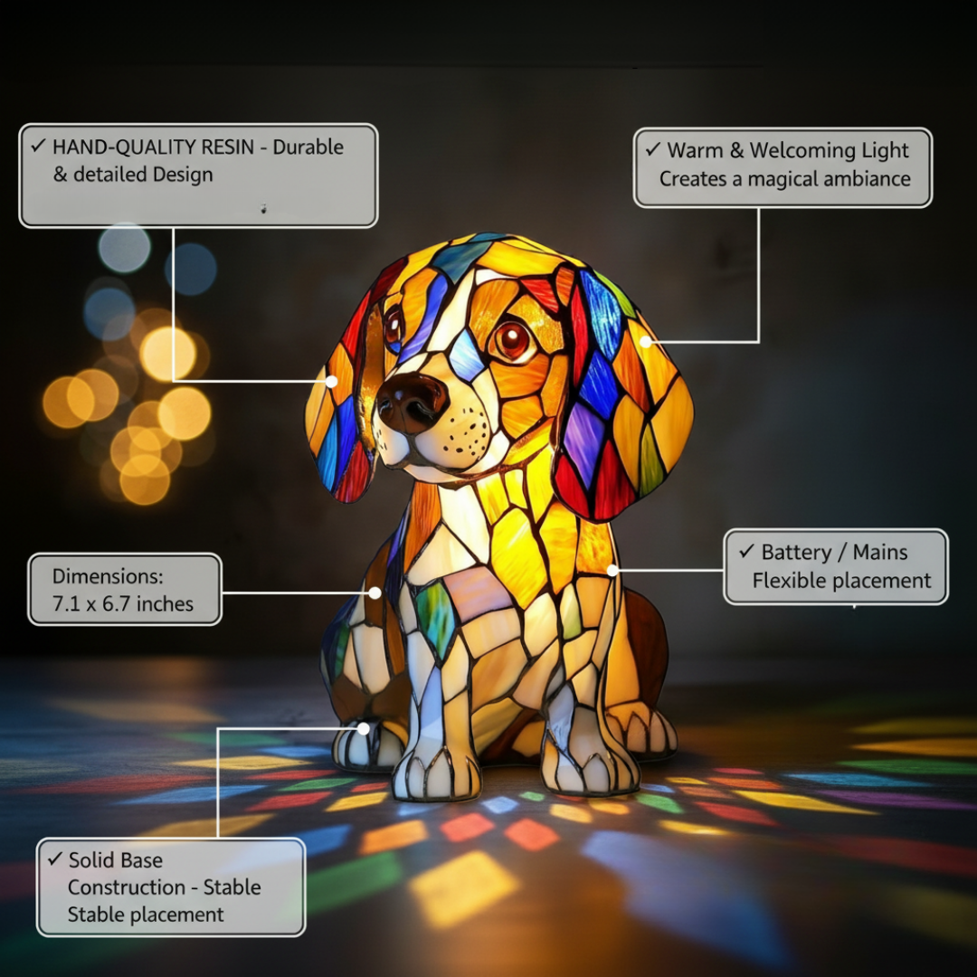 Toby - Elegant Dog Magic Lamp