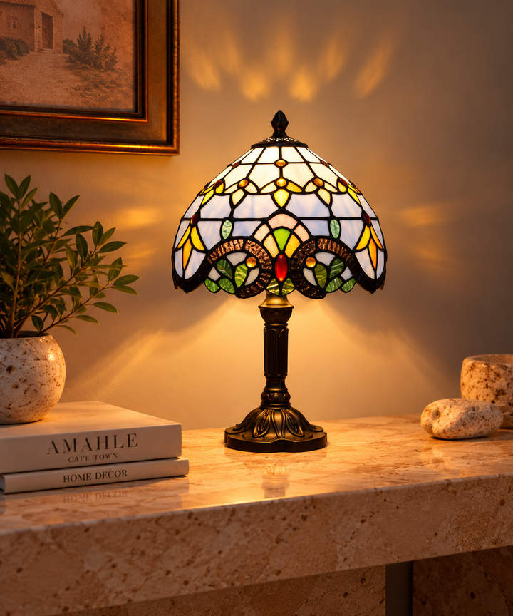 CHROMIA | CLASSIC COLORFUL TIFFANY TABLE LAMP