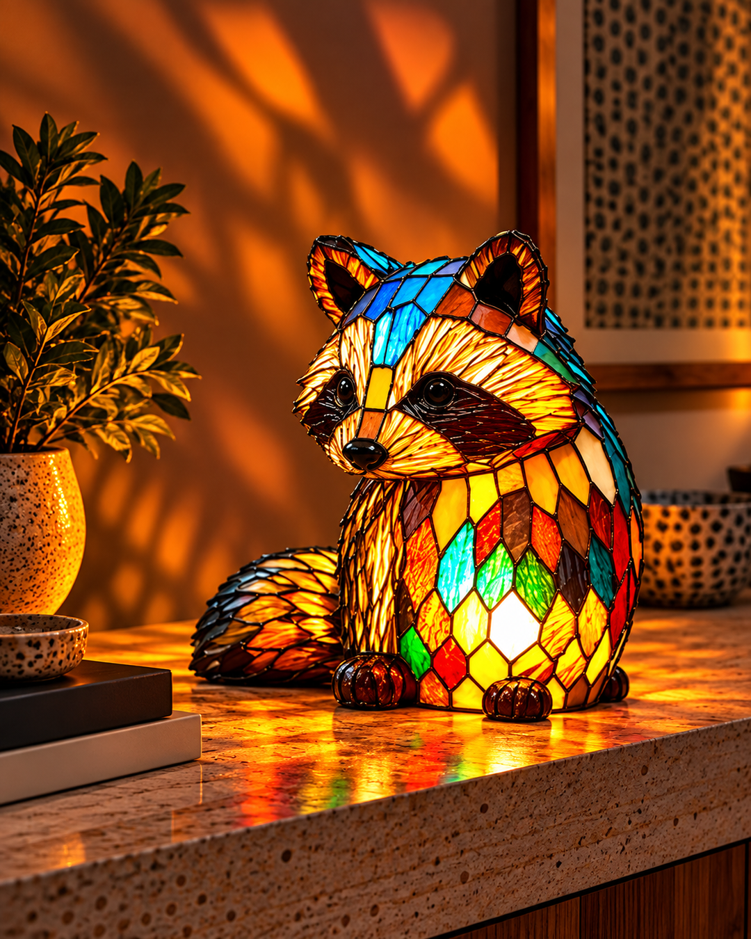 Hazelnut – Elegant Racoon Magic Lamp