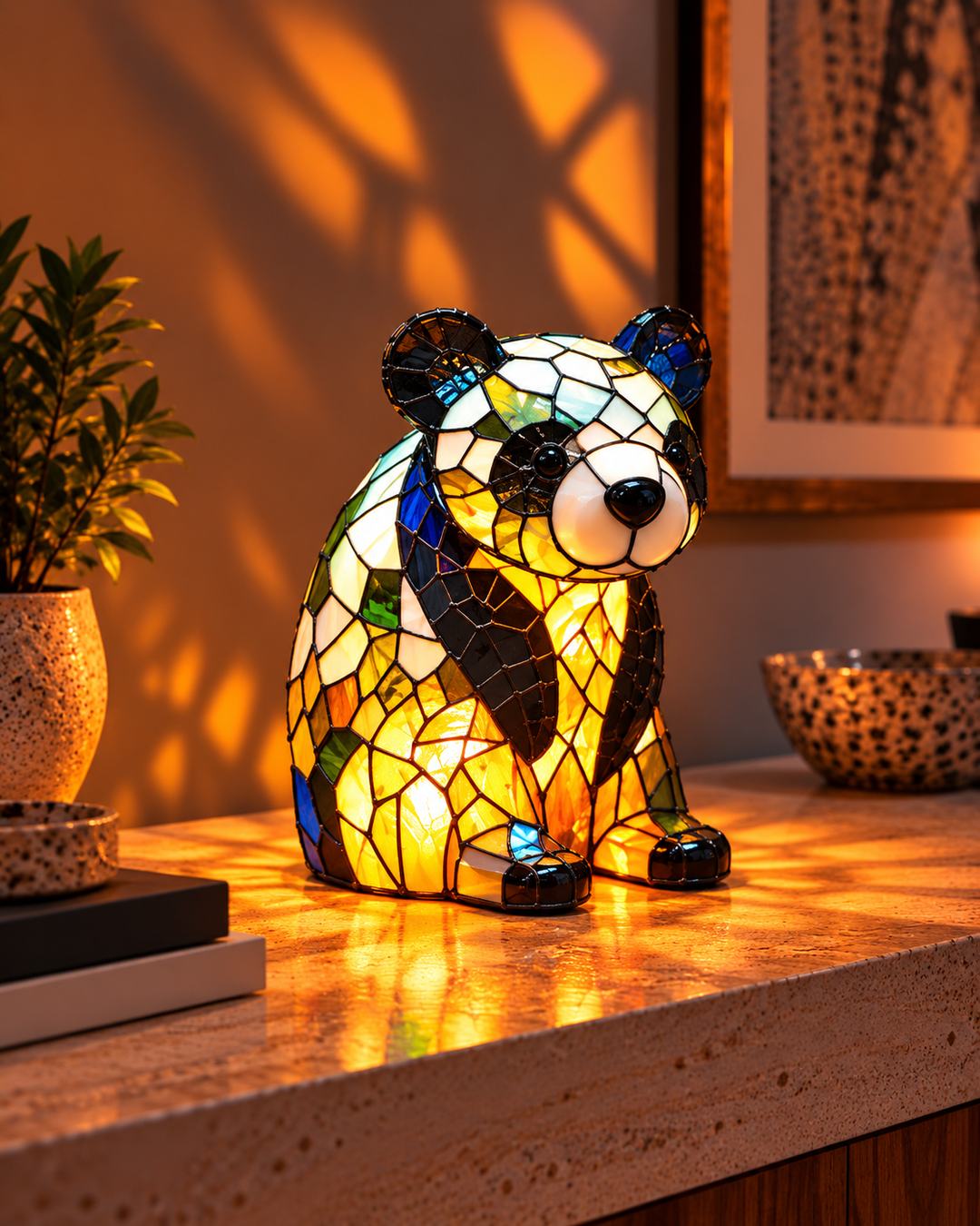 Koffie – Elegant Panda Magic Lamp