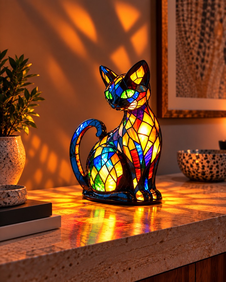 Storm - Elegant Cat Magic Lamp