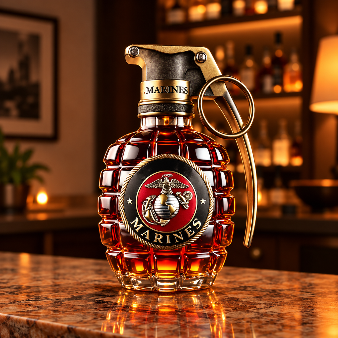 Grenade Whisky Bottle (Claw Base)