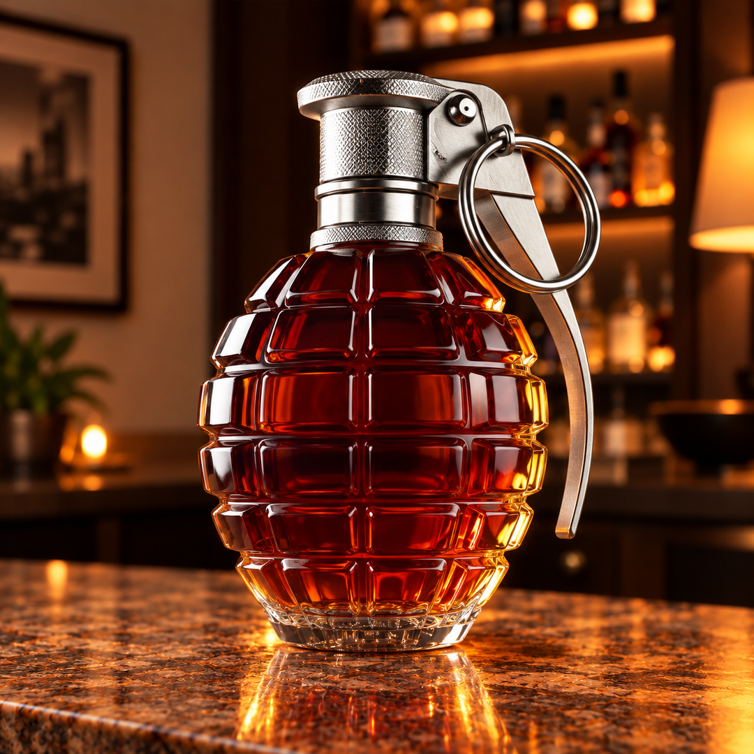Grenade Whisky Decanter
