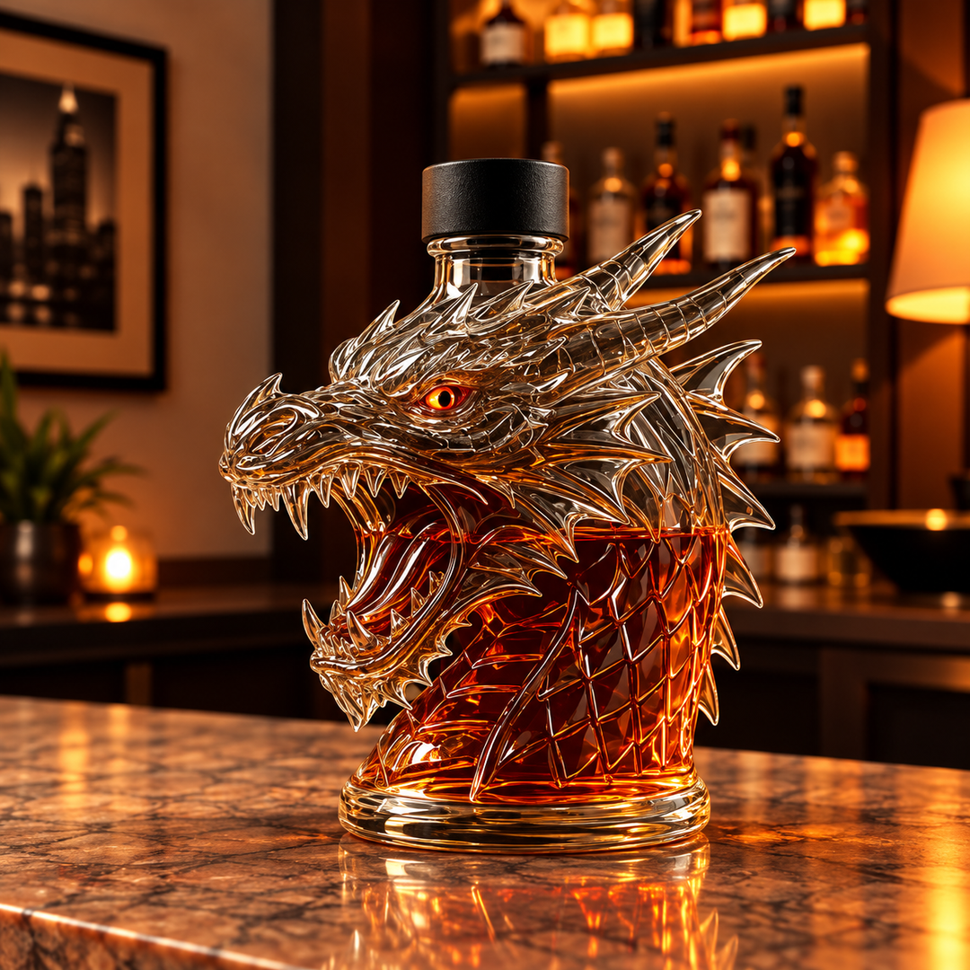 Dragon Head Whisky Bottle