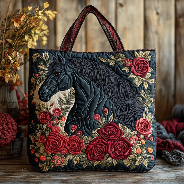 Nocturne Rose Elegance Tote Bag